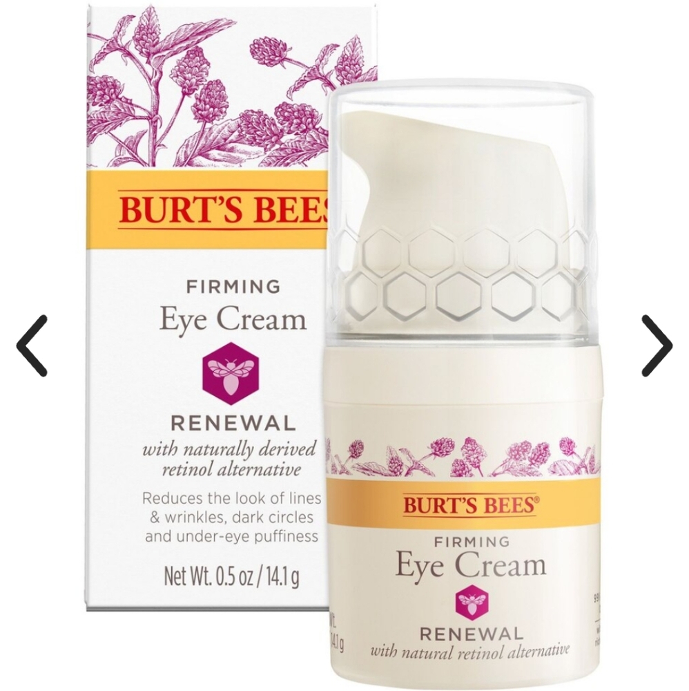 Burt's Bees Renewal Firming Eye Cream Smoothes Anti-aging w Natural Retinol Alt.